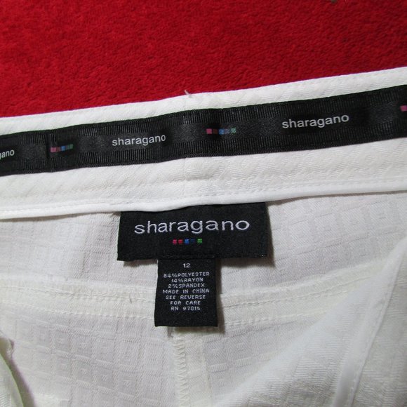 Sharagano White 5 Pocket Pants Stretch Perfect! - Picture 8 of 8